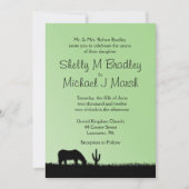 Westerne uitnodiging voor het huwelijk (Voorkant)