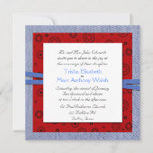 Westerne uitnodiging voor het huwelijk (Voorkant)