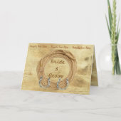 Westerne uitnodiging voor het huwelijk (Voorkant)