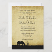 Westerne uitnodiging voor weddenschappen (Achterkant)