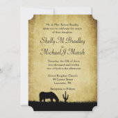 Westerne uitnodiging voor weddenschappen (Voorkant)