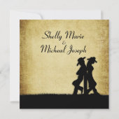 Westerne uitnodiging voor weddenschappen (Achterkant)