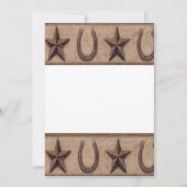 westerne uitnodigingen (Voorkant)