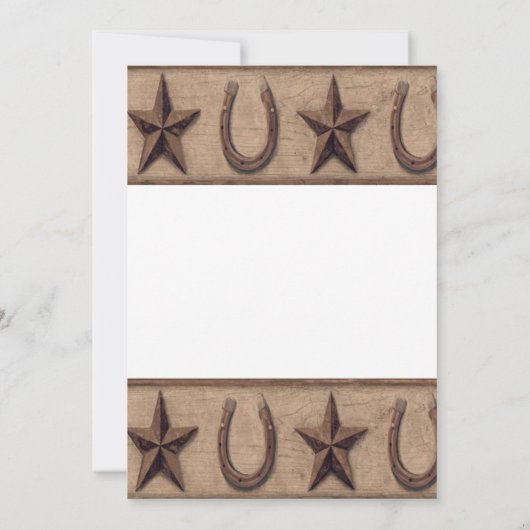 westerne uitnodigingen (Achterkant)