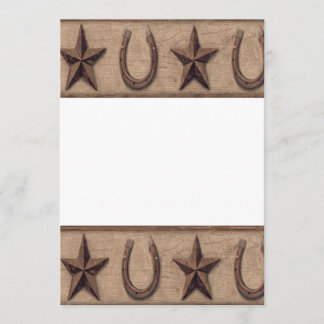 westerne uitnodigingen