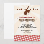 Westerne uitnodigingen voor kinderen van Birthday  (Voorkant / Achterkant)