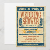 Westerne uitnodigingen voor weduwenschoenen (Voorkant / Achterkant)