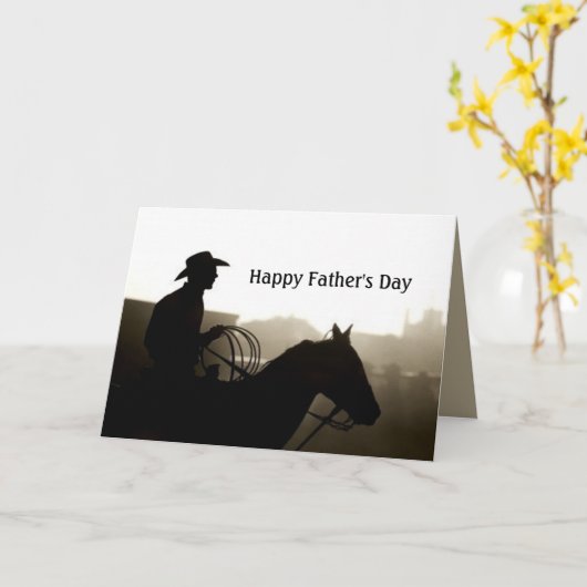 Westerne Vaderdag Kaart (Gele Bloem)