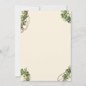 Westerne Vakantie Hoedown, Kerst Country Cowboy Kaart (Achterkant)