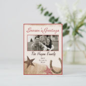 Westerne Vakantiefoto Briefkaart (Staand voorkant)