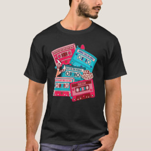 Westerne Valentijnsdag: Tabblad Muziekcassette T-shirt