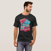 Westerne Valentijnsdag: Tabblad Muziekcassette T-shirt (Voorkant volledig)