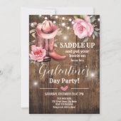 Westerne Valentijnsdag van de partij van Galentine Kaart (Voorkant)