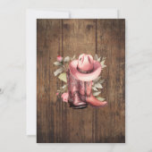 Westerne Valentijnsdag van de partij van Galentine Kaart (Achterkant)