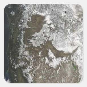 Westerne Verenigde Staten Vierkante Sticker