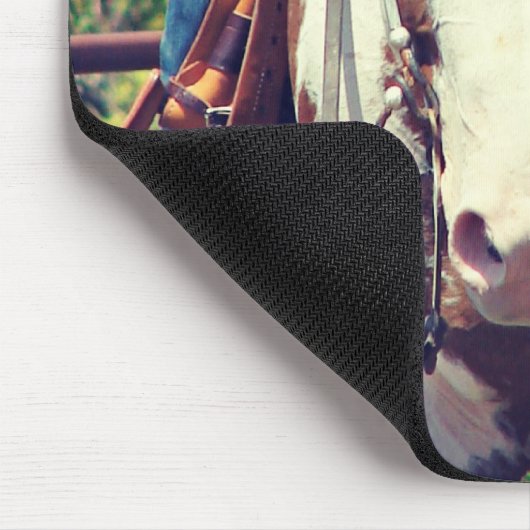 Westerne verfpaarden muismat (Hoek)