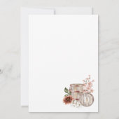 Westerne Verjaardag Bash Waterverf Floral Cowgirl Kaart (Achterkant)