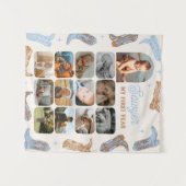 Westerne Verjaardag Eerste Jaar Foto Tapestry Wandkleed (Voorkant (horizontaal))