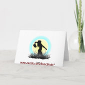Westerne verjaardag kaart (Achterkant)