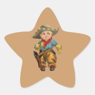 Westerne Vintage 1912 Lil' Cowboy Fun Stickers
