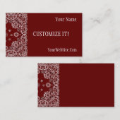  Westerne Visitekaartjes (Voorkant / Achterkant)