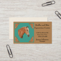 Westerne Visitekaartjes van Palomino-paarden