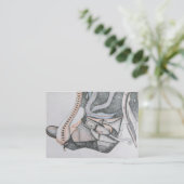 Westerne visitekaartjes, Westerne printkaarten Visitekaartje (Staand voorkant)