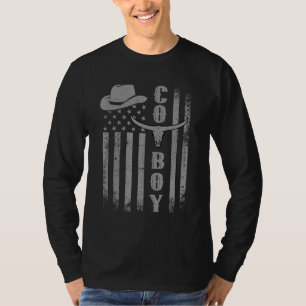 Westerne vlag land Rodeo Southern Retro Vintage T-shirt