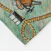 Westerne vlootswand-rodeo-evenementen met een hell fleece deken (Hoek)