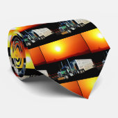 Westerne vrachtwagen voor veeteelt in Rodeo Stropdas (Opgerold)