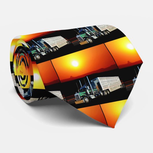 Westerne vrachtwagen voor veeteelt in Rodeo Stropdas (Opgerold)