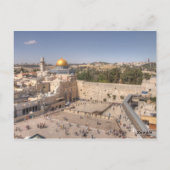 Westerne Wall Jerusalem Briefkaart (Achterkant)