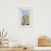 Westerne Wall KOTEL Jerusalem David Old City Art Poster (Keuken)