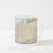 Westerne Wall KOTEL Jerusalem David Old City Praye Matglas Koffiemok (Voorkant rechts)