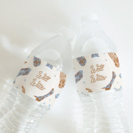 Westerne waterputflesetiketten waterfles etiket