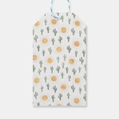 Westerne Waterverf Verjaardag Dank u Labels Cadeaulabel (Achterkant)