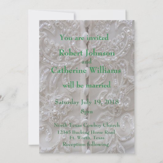 Westerne weddenschap met cowboy Boots Flowers en L Kaart (Achterkant)