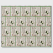 Westerne weddenschappen met cowboy Boots en Bouque Cadeaupapier (Vlak)