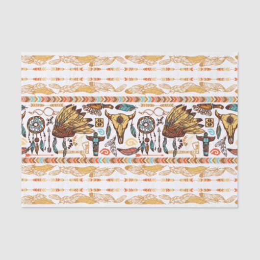 Westerne wereld tissuepapier (Voorkant)