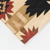 Westerne werpdeken – Gezellige Southwest Charm Fleece Deken (Hoek)