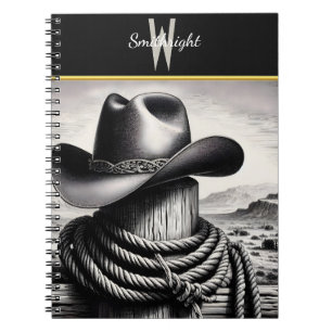 Westerne Whimsy: Cowboy Pet & Lasso Notitieboek