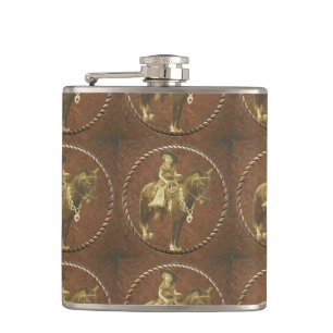  Westerne whiskyfles Heupfles