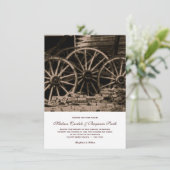 Westerne wielweddenschappen in het Rustische land Kaart (Staand voorkant)