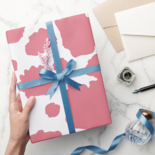 Westerne wijziging koe Patroon in kleur Cadeaupapier