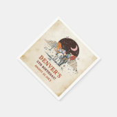 Westerne Wild West Country Cowboy Verjaardagsserve Servet (Hoek)