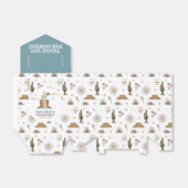 Westerne Wild West Cowboy Birthday Dank je Bedankdoosjes (Uitgevouwen)