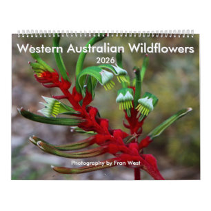 Westerne wilde bloemen 2026 Kalender