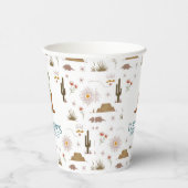 Westerne Wilde West Cowboy Birthday Party Papieren Bekers (Rechts)