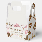 Westerne Wilde West Cowboy Rodeo Birthday Party Bedankdoosjes (Geopend)