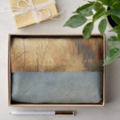 Westerne wilde westen oude verlaten spoorlijn tissuepapier (Geschenk)